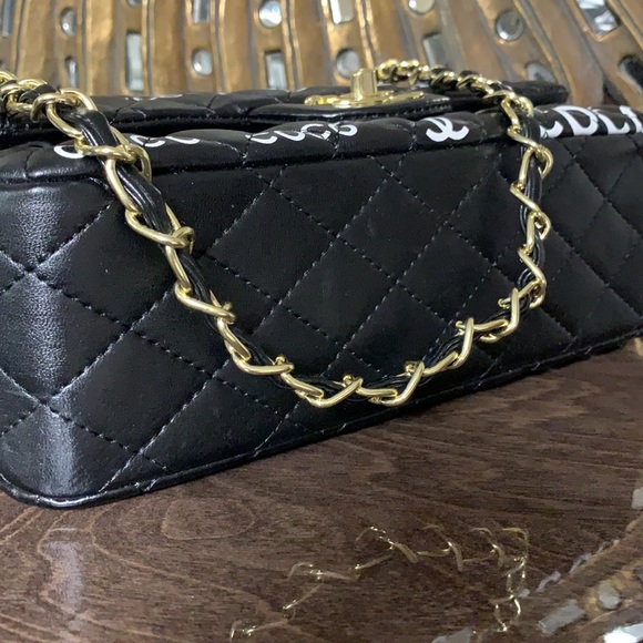 Chanel COCO Logo Medium Double Flap Classic - Picture 8 of 14